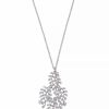 Clearance * Inc International Concepts Silver-Tone Crystal Garland Long Pendant Necklace, 32 + 3 Extender, Created For Macy'S Crystal