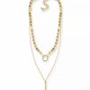 Wholesale * Style & Co Gold-Tone Disc & Bar Layered Lariat Necklace, 16 + 3 Extender, Created For Macy'S Gold