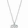 Hot * Michael Kors Sterling Silver Open Heart Pendant Necklace Available In Silver 14K Rose-Gold Plated Or 14K Gold Plated