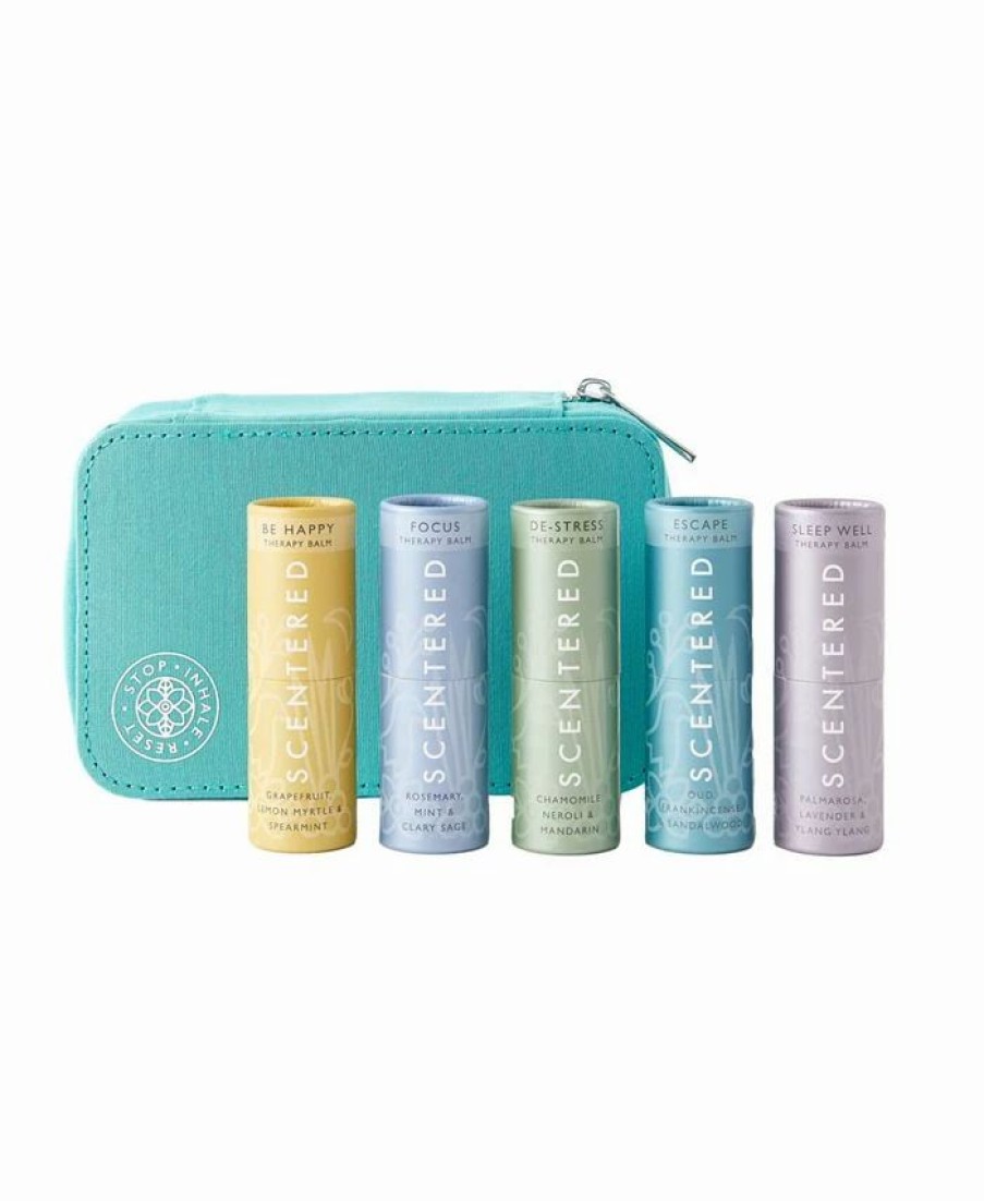 Clearance * Scentered Ignature Collection Aromatherapy Balms, Set Of 5, 5 Gram Each No Color