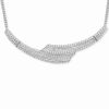 Hot * Wrapped In Love Diamond Collar Necklace (2 Ct. T.W.) In Sterling Silver, Created For Macy'S Sterling Silver