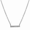 Wholesale * Giani Bernini Cubic Zirconia Bar Pendant Necklace, 16 + 2 Extender, Created For Macy'S