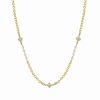 Wholesale * And Now This Cubic Zirconia Gold-Plated Necklace Gold