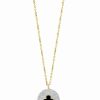 Wholesale * Effy Collection Diamond (1/2 Ct. T.W.) & Black Enamel Clubs Pendant Necklace In 14K Yellow Gold, 16-3/4 + 1-1/4 Extender 14K Gold