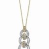 Best * Effy Collection Duo By Effy Diamond Link Pendant Necklace (7/8 Ct. T.W.) In 14K Gold And White Gold Two-Tone