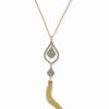 Best * Inc International Concepts Gold-Tone Crystal & Chain Tassel Pendant Necklace, 28 + 3 Extender, Created For Macy'S Gold