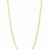 Best * Italian Gold Figaro Link Chain 22 Necklace (2-3/8Mm) In 10K Gold Yellow Gold