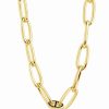 Clearance * Sterling Forever Kennedy Chain Necklace Gold-Plated