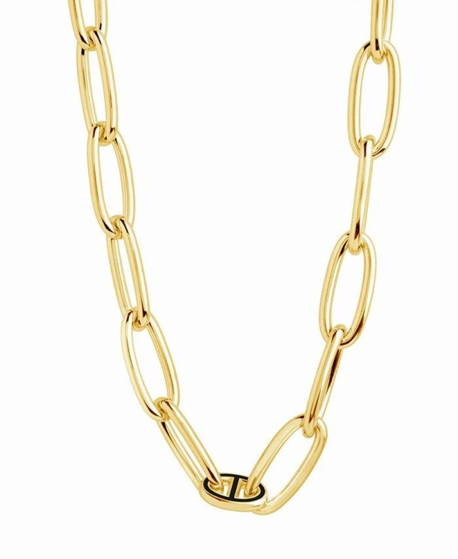 Clearance * Sterling Forever Kennedy Chain Necklace Gold-Plated