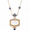 New * 2028 Women'S Glass Intaglio Necklace Blue