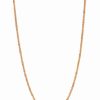 Hot * Macy'S Sparkle Chain Necklace 22 (1-1/2Mm) In 14K White Gold