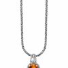 Best * Effy Collection Citrine Solitaire 18 Pendant Necklace (3-1/2 Ct. T.W.) In Sterling Silver Citrine