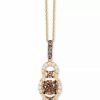 Clearance * Le Vian Chocolatier Diamond Pendant Necklace (1-1/3 Ct. T.W.) In 14K Gold Yellow Gold