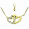 Online * Giani Bernini Cubic Zirconia Intertwined Hearts 16 Pendant Necklace, Created For Macy'S