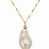 Best * Effy Collection Cultured Freshwater Baroque Pearl (13 Mm) 18 Pendant Necklace In 14K Gold 14K Yellow Gold