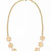 Hot * Charter Club Gold-Tone Imitation Pearl Flower Cluster Statement Necklace, 18 + 2 Extender, Created For Macy'S Gold