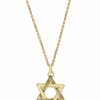 Best * Effy Collection Men'S Star Of David 22 Pendant Necklace In 18K Gold-Plated Sterling Silver Gold Over Silver