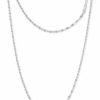 Best * Giani Bernini Disco Link 18 Chain Necklace In Sterling Silver, Created For Macy'S Sterling Silver