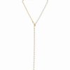 New * Steve Madden Fety Pin Y Necklace Imtation Pearl