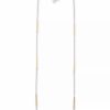 Wholesale * Alfani Two-Tone Bar Station Strand Necklace, 40 + 2 Extender, Created For Macy'S Yellow