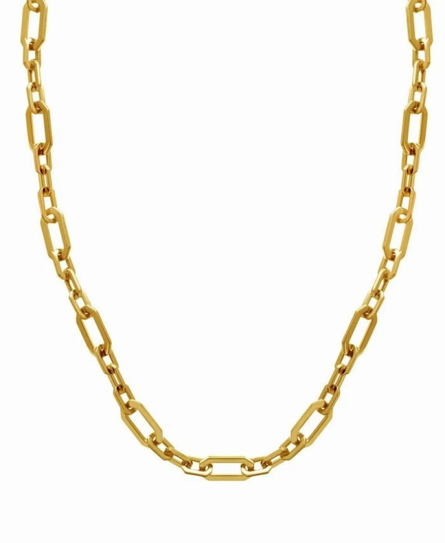 New * And Now This Gold Plated Cable Chain Necklace 16 + 2 Extender Gold-Plated