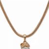 Hot * Anne Klein Gold-Tone Imitation Pearl Knot Pendant Necklace, 16 + 3 Extender Crystal