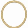 Online * Italian Gold Mesh Collar Necklace In 14K Vermeil Over Sterling Silver No Color