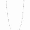 New * Effy Collection Gray Cultured Freshwater Pearl (5Mm) 24 Statement Necklace In Sterling Silver Sterling Silver