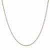 Best * Italian Gold Moon Link 18 Chain Necklace In 14K Gold Yellow Gold