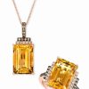 Clearance * Le Vian Cinnamon Citrine & Diamond Jewelry Collection In 14K Rose Gold