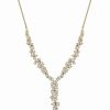 Hot * Wrapped In Love Diamond Scatter Cluster Drop Statement Necklace (2 Ct. T.W.) In 14K Gold, 16 + 2 Extender, Created For Macy'S Yellow Gold