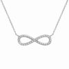 Best * Macy'S Diamond Infinity 18 Pendant Necklace (1/10 Ct. T.W.) In Sterling Silver Sterling Silver