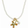 Best * 2028 Enamel Fantasia Fiori Floral Pendant Multi