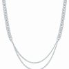 Hot * And Now This Fine Silver-Plated Curb Chain Necklace Silver