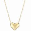 Wholesale * Macy'S Puffed Heart Necklace Set In 14K Yellow Gold Gold