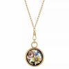 Best * 2028 Round Floral Antique Necklace Multi