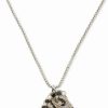 Best * Kate Spade New York Silver-Tone Pave & Imitation Pearl Zebra Pendant Necklace, 17 + 3 Extender Black Multi.