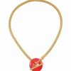 Online * Vince Camuto Snake Chain Necklace Gold-Tone, Pink