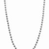 New * Alex Woo Beaded Ball Mini Chain Necklaces In Sterling Silver