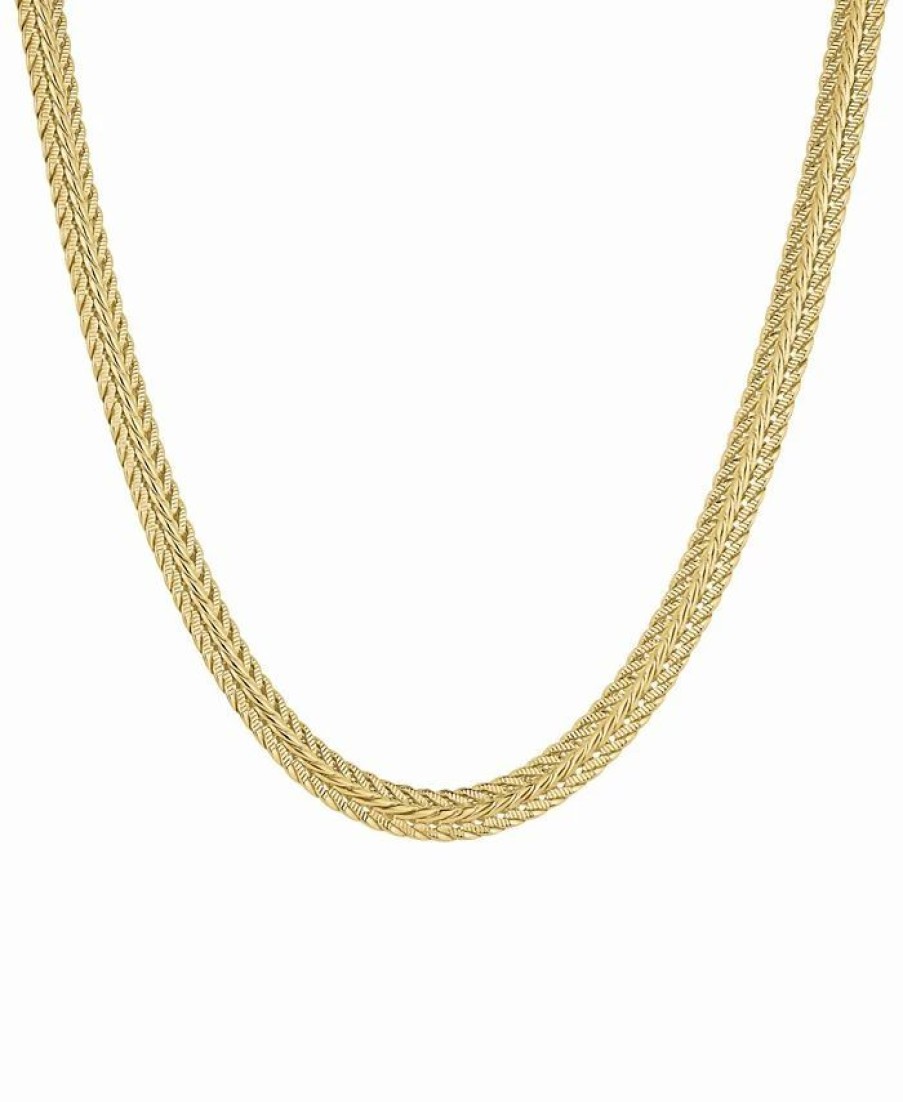 Online * And Now This 18K Gold-Plated Woven Necklace Gold