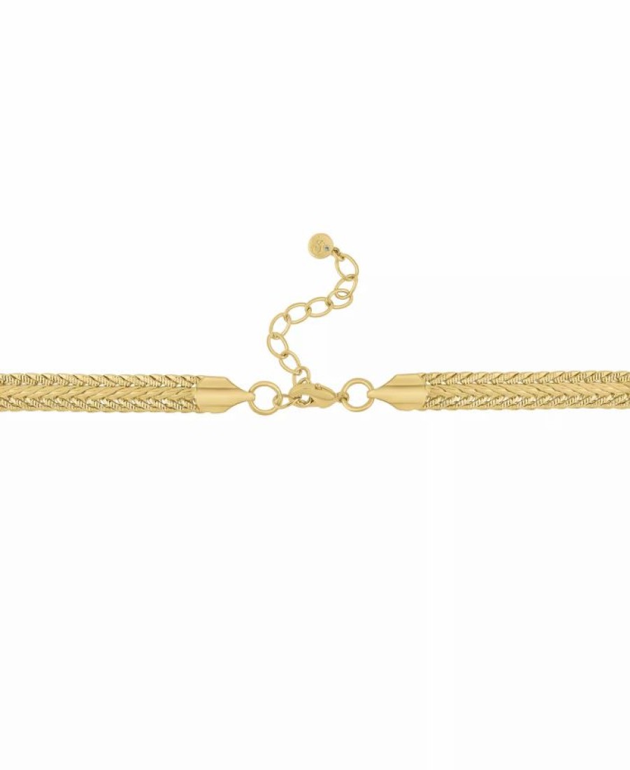 Online * And Now This 18K Gold-Plated Woven Necklace Gold