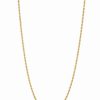 Best * Glitter Rope 24 Chain Necklace In 10K Gold, Created For Macy'S Yellow Gold