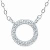 New * Giani Bernini Cubic Zirconia Mini-Circle 16 Pendant Necklace, Created For Macy'S