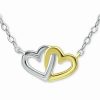 Clearance * Giani Bernini Intertwined Hearts Pendant Necklace In Sterling Silver & 18K Gold-Plate, 16 + 2 Extender, Created For Macy'S Silver