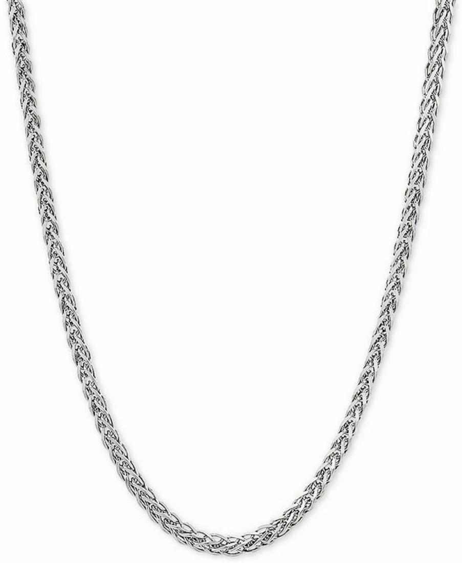 Wholesale * Giani Bernini Wheat Link 24 Chain Necklace In Sterling Silver Sterling Silver