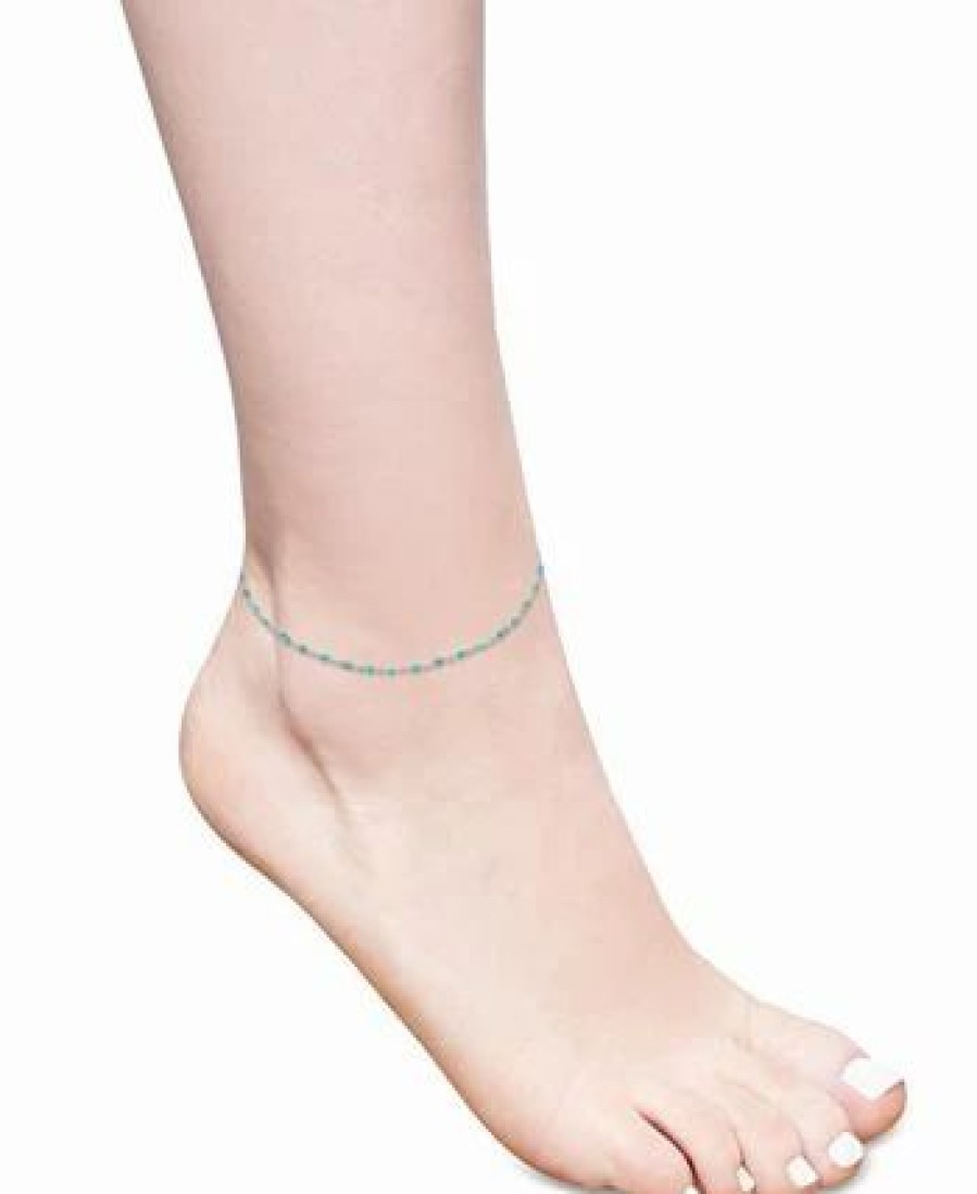 New * Giani Bernini Enamel Bead Ankle Bracelet, Created For Macy'S