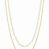 Best * Giani Bernini Heart Chain 18 Layered Necklace In 18K Gold-Plated Sterling Silver, Created For Macy'S