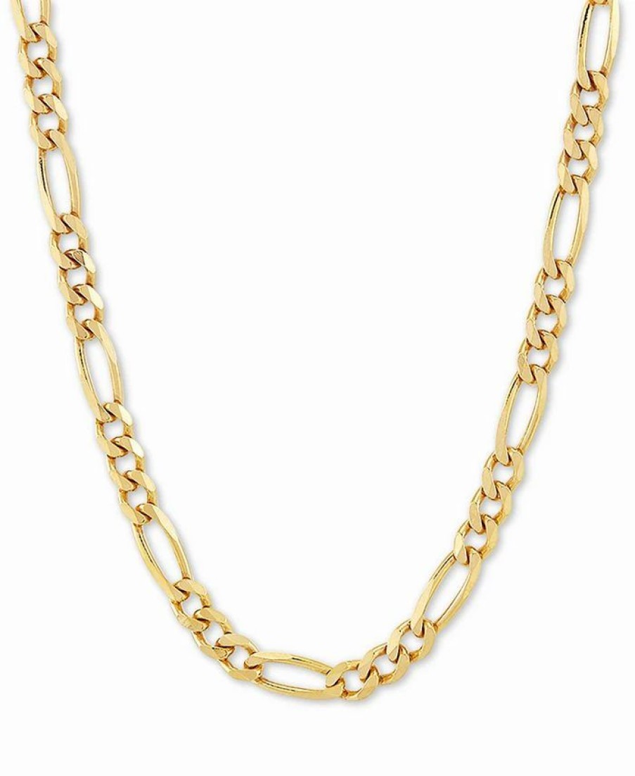 New * Giani Bernini Figaro Link 18 Chain Necklace In 18K Gold-Plated Sterling Silver Sterling Silver