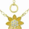 Clearance * Giani Bernini Cubic Zirconia Sunflower Pendant Necklace In 18K Gold-Plated Sterling Silver, 16 + 2 Extender, Created For Macy'S Gold Over Silver