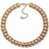 Online * Anne Klein Gold-Tone Pave Thick Omega Chain Collar Necklace, 16 + 3 Extender Crystal